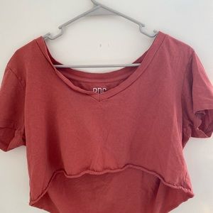 urban outfitters crop t-shirt